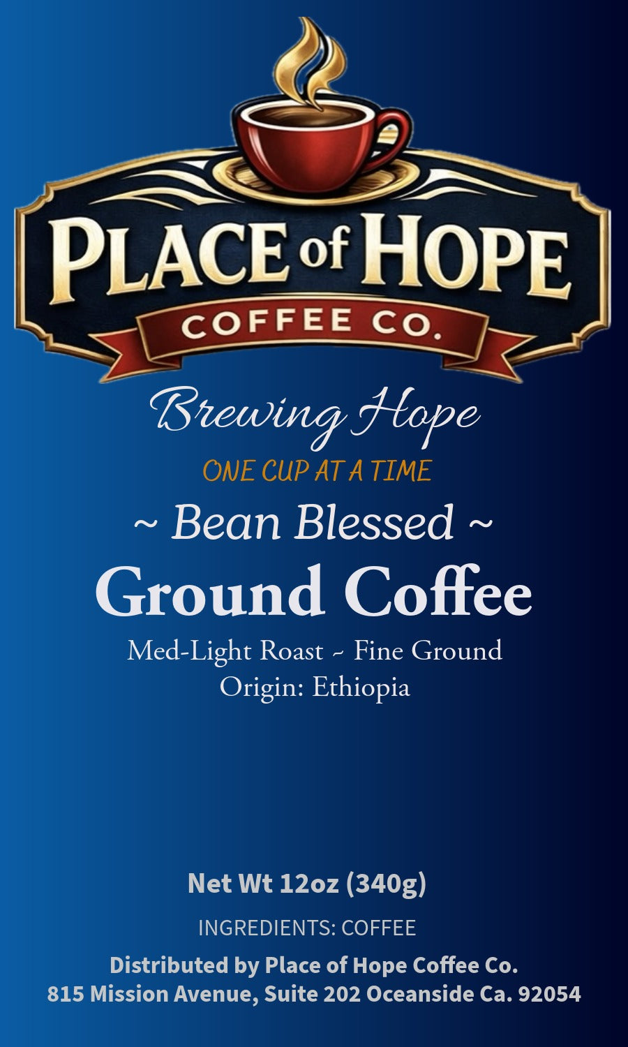 Bean Blessed (Medium/Light Roast)